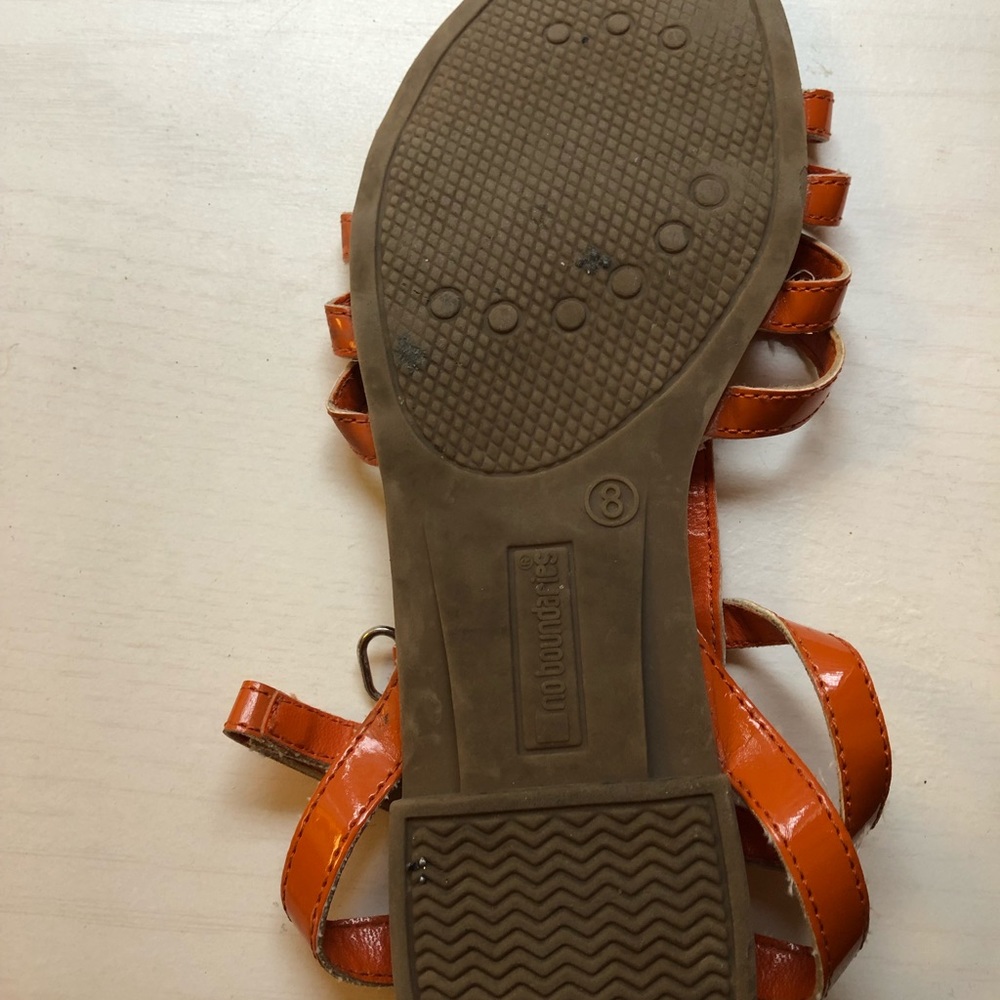 Orange Sandals - Picture 3 of 3